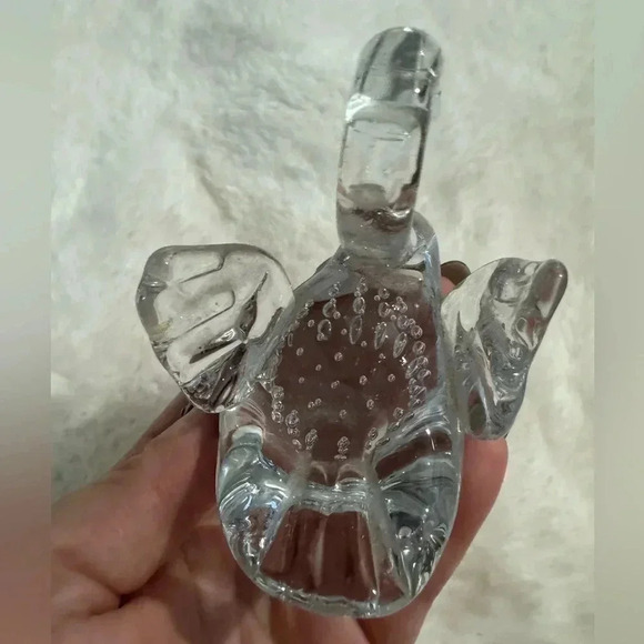 Vintage Art Glass Swan Paperweight Figurine MCM 90’s 80’s - Picture 11 of 11